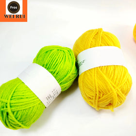4 Ply 50g Hilos De Algodon Para Crochet 100 Acrylic Yarn Milk Cotton Yarn Free Shipping for Knitting