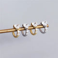SP New Luxury Style Korean Fashion Big Heart Shape Rhinestone Jewelry S925 Sterling Silver Made CZ Hoop Earrings
