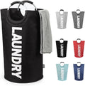 Large Fabric Laundry Basket Collapsible and Foldable Hamper for Washing Portable Cloth Storage Bin