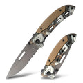 China Custom Stainless Steel Tactical Folding Camping Survival Hunting Pocket Knives Suppliers