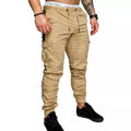Streetwear Customized logo Casual Custom Tape Side Drawstring Plus Size Men's Trousers Designer Utility Mens Cargo Pants