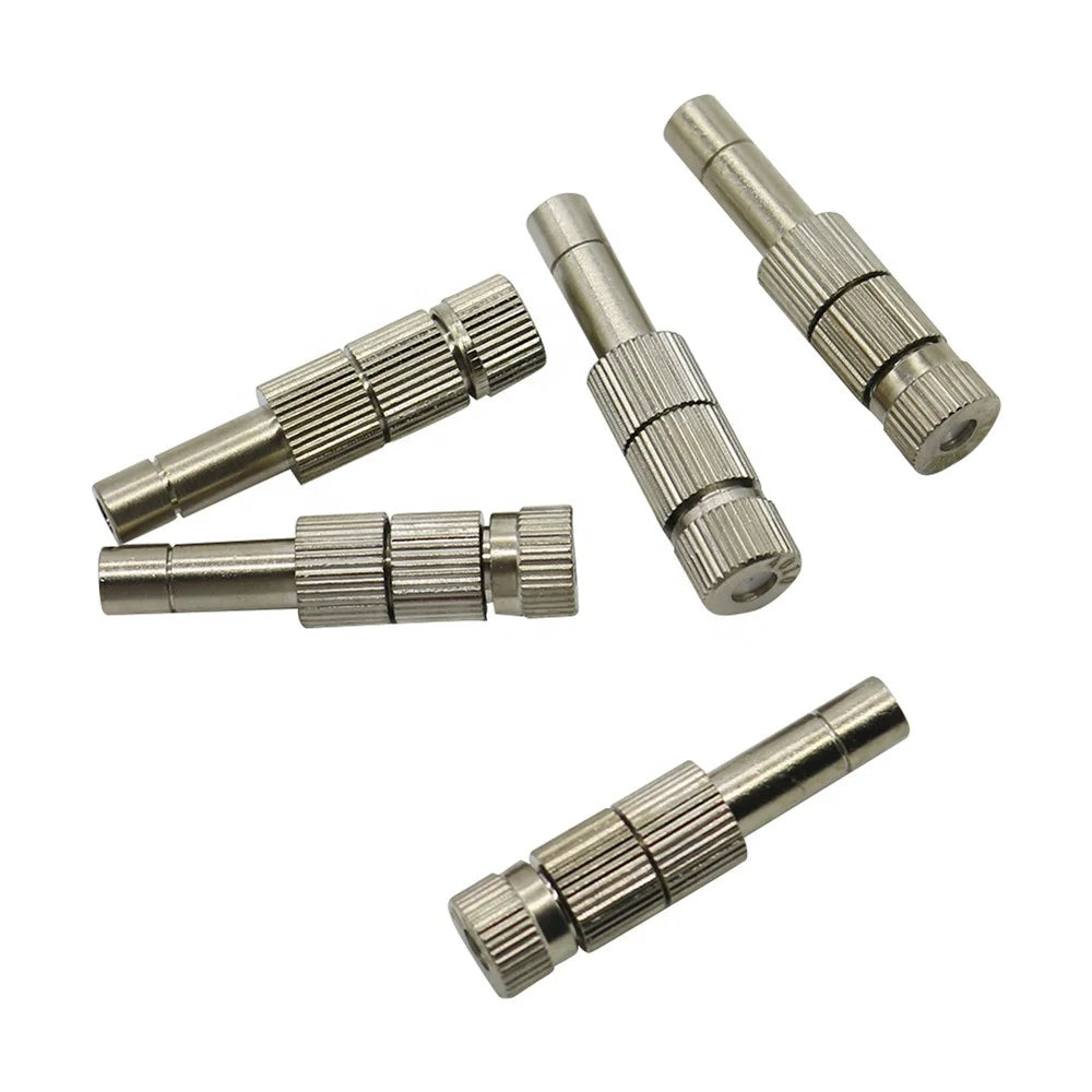 6mm Brass Low Pressure Mist Fog Nozzle with Filter Atomizing Spray Nozzle for Cooling Irrigation