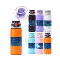 New Design 600ml 800ml Big Size Double Wall Vacuum Insulated 316 Stainless Steel Travel Water Bottle with Bounce Lid