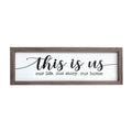 Home Decor Wooden Frame  Bulk Wood Frame Sign Blank Home Welcome Restroom Sign
