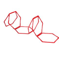 Hex Agility Rings Speed Rings Agility Hurdles for Agility Footwork Training  Hexagonal Ladder Set Plyometric Hex Speed Rings