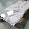 Marble Substitutes Uv High Gloss Board 9mm Plastic Sheet Pvc Sheet for Marble Floor Artificial