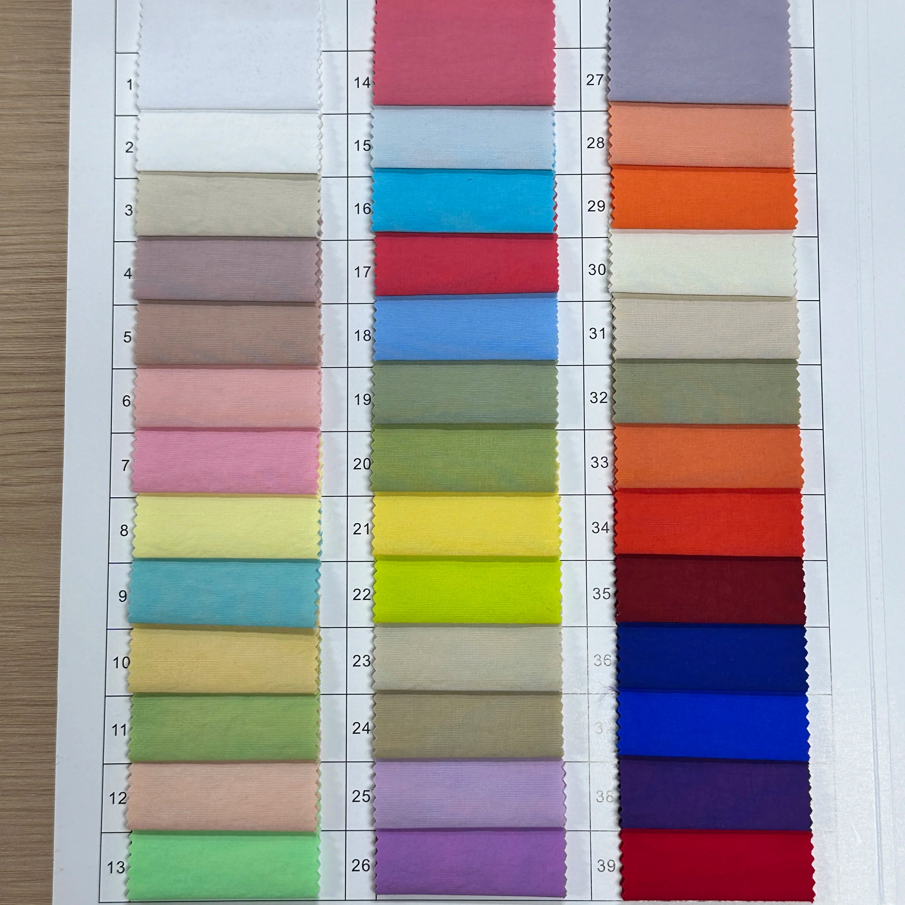 Factory Wholesale Waterproof and Tearproof 100% Nylon Bamboo Slightly Wrinkled Taslon Fabrics