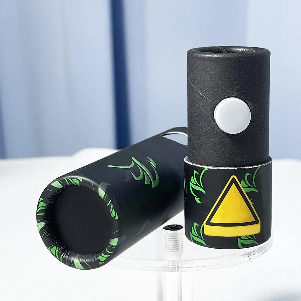 2026 Newest Style Child Resistant Twisted Tube Cardboard Paper Tube Car Style Sky and Earth Cover Box Packaging