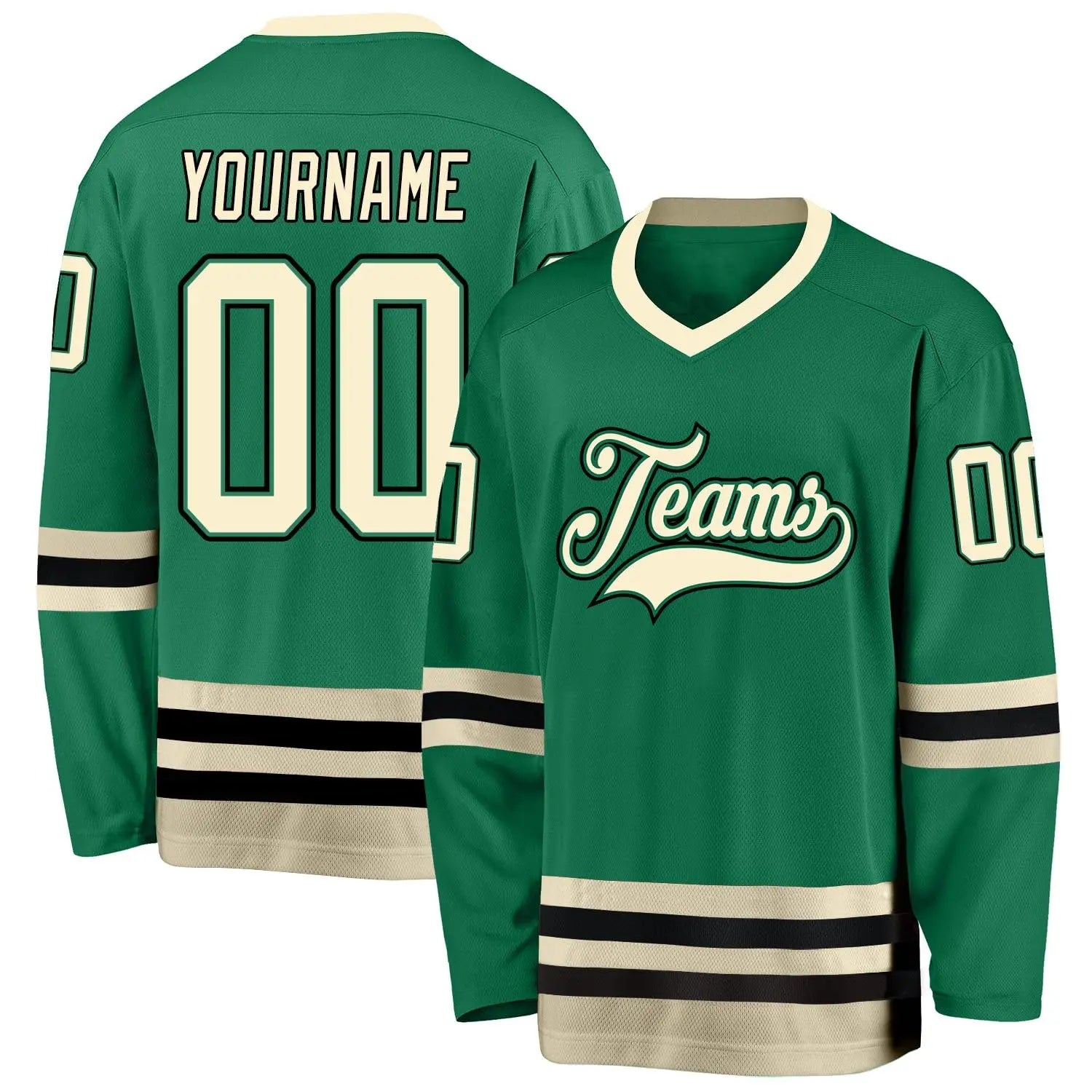 New Product Custom Breathable Long Sleeve Ice Hockey Jersey OEM Sublimated Hockey Uniforms for Sports Use Team Name Printed