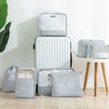 New Design Compression Packing Cubes 7pcs 8pcs 9pcs Set Luggage Storage Travel Bag Portable Organizer Bag for Suitcase