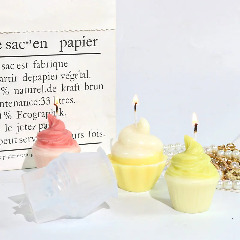 Candle making silicone mold scent molds burger shaped food grade silicone moulds ice soap cake candle craft