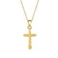 RINNTIN GAN02 Christian Pendant Necklace Men Jewelry Crucifix Jesus Cross Pendant 925 Sterling Silver Necklaces Women Jewelry