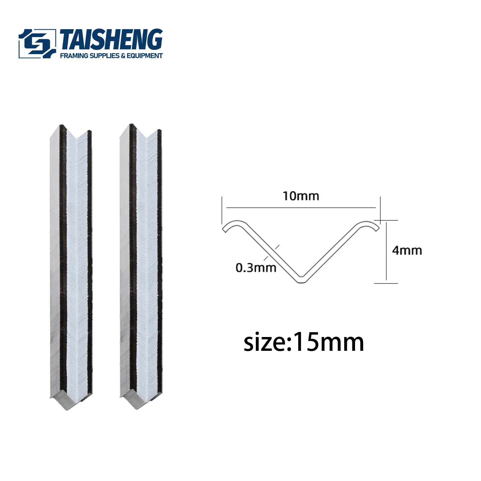 TAISHENGFRAME TS-D41 15mm UNI Photo Frame V-Nails 4200PCS Softwood Nails for Picture Frames