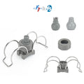 26988 Plastic Double Clip-eyelet Water Spray Nozzle Adjustable Ball Clamp Nozzle Clamp Eyelet Clip Spray Nozzle Road Sweeper
