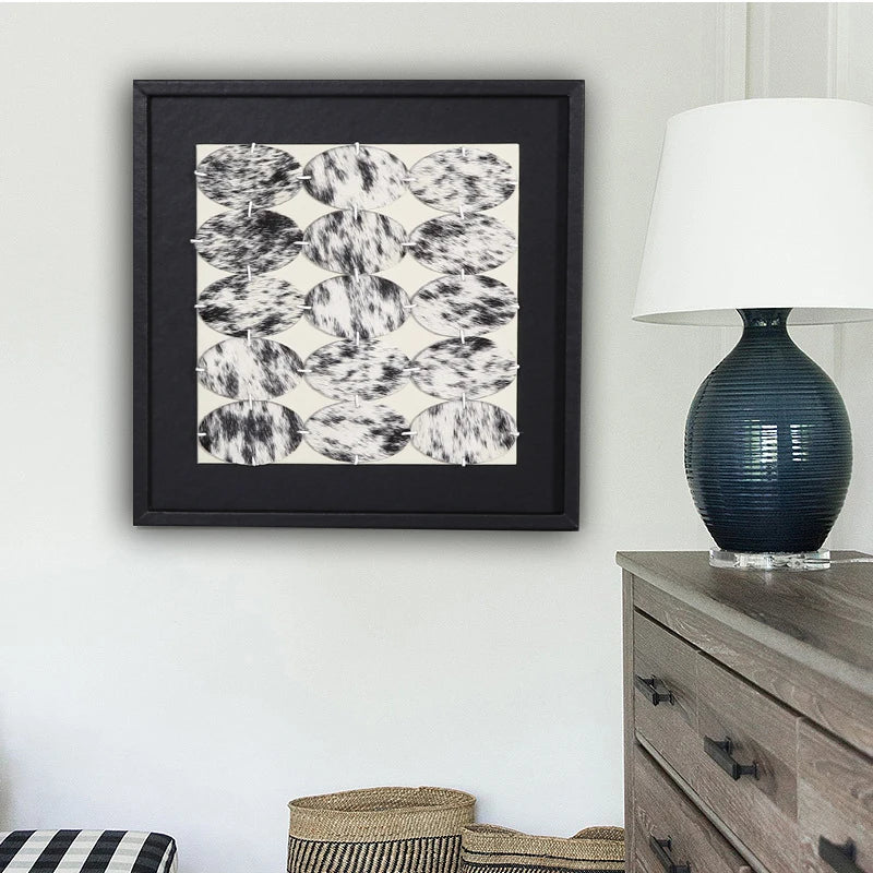 M3-414Home Living Room Decor Pictures With Frame on Canvas Art Modern Painting Home Decor Abstract Handmade Horses Hair Wall Art