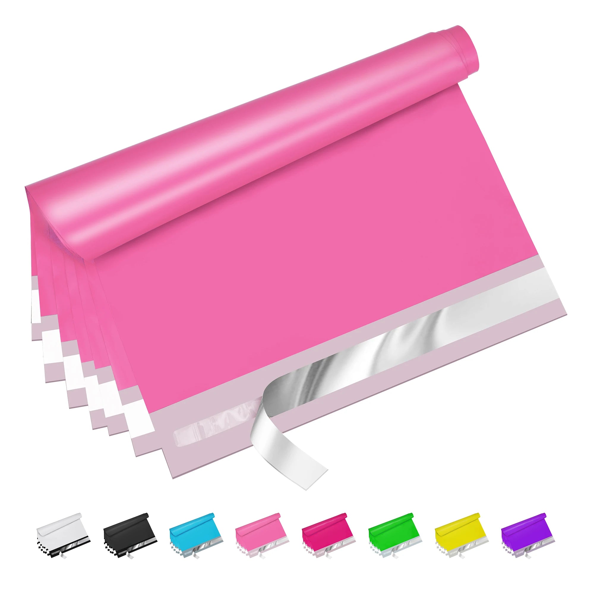 2-Day Shipping Five-Day Delivery 10x13 Inch 100 Pieces Light Pink Polyester Mailers Waterproof Strong Adhesive Bags for Clothing