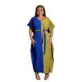 Promotion In-Stock Items Woman African Dress Hot-stamping Cloth African Party Dresses Colorant Match Fashion African Dress