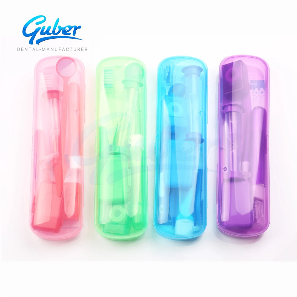 Dental Teeth Orthodontic Kits Multi-Purpose PVC Plastic Box Packaged Oral Hygiene Products for Oral Cleaning Care