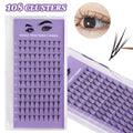 Wholesale Cluster Lashes Bulk 0.04mm Flat Base Individual Spire Eyelashes Extension Segmented Manga Lashes Factory Price Salon