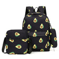 Customized Polyester Wholesale Kids 3pcs School Bags Set for Girls Student