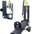 360 Swivel Integrated Landmine Platform for 2" Bars - T-Bar Row Trainer & Rack-Mountable Barbell Storage for Home Gym