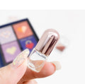 Portable 1ml 2ml 3ml Glass Roller Bottles for Essential Oils Perfume Sub-Bottling Vials with Rose Gold Steel Roller Special Lid