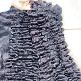 Raw Natural Human Hair Bundles Burmese Curly Wave and Straight Styles Virgin Hair 10-30 Inches