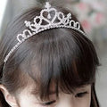 Factory Wholesale Beautiful Children Crown Crystal Rhinestones Birthday Tiara Kids Tiara Crown
