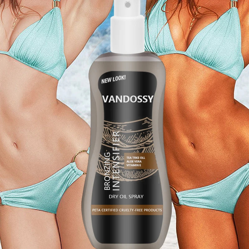 Private Label Natural Peptide Sun Carrot Tanning Oil Cream Lotion Tan Accelerator Brozing SPF Shimmer Tanning Oil
