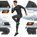 Custom Winter  Arrivals Seamless Top Quality Keep Warm and Fast Dry Fabric Skiing Snow Underwear Set Thermal Underwear for Men