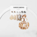 2024 Fashion Popular Jewelry Colorful Resin Sweet Cool Girl Boho Style Pearl Fringe Beaded Cc Elegant Female Earrings