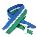 Trendy Eco Friendly 70cm 90cm 100cm Length Zippers Plastic Colorful Zipper for Tote Bags Denim Jeans Promotional Gift Items