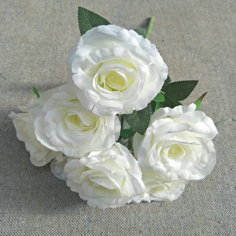 SPR Wholesale Modern Bouquet Orchid Silk Hydrangea Pink Rose Peony Wedding Decoration Supplies Artificial Customizable Colors