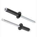 Factory Hot Sale Fastener Lacquered Black Rivet Open Aluminum Core Rivet