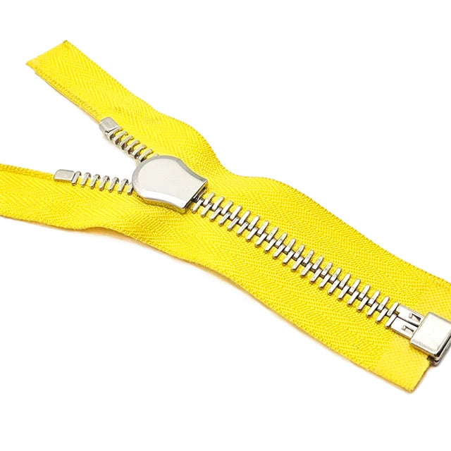 Hengda Factory  Customized  #5 Brass Jacket Zipper Open End  Metal Zipper High Quality Zippers No 8