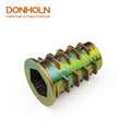 CN3460 Zinc Plated Hex Socket Screw M8*20 Dowel Threaded Insert Nut 3 in 1 Type D Insertnut