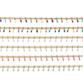 1.5mm Width Anklet Colorful Stainless Steel Dripping Oil Chains for Necklace Accessories Semi-Finished Jewelry Making Findings