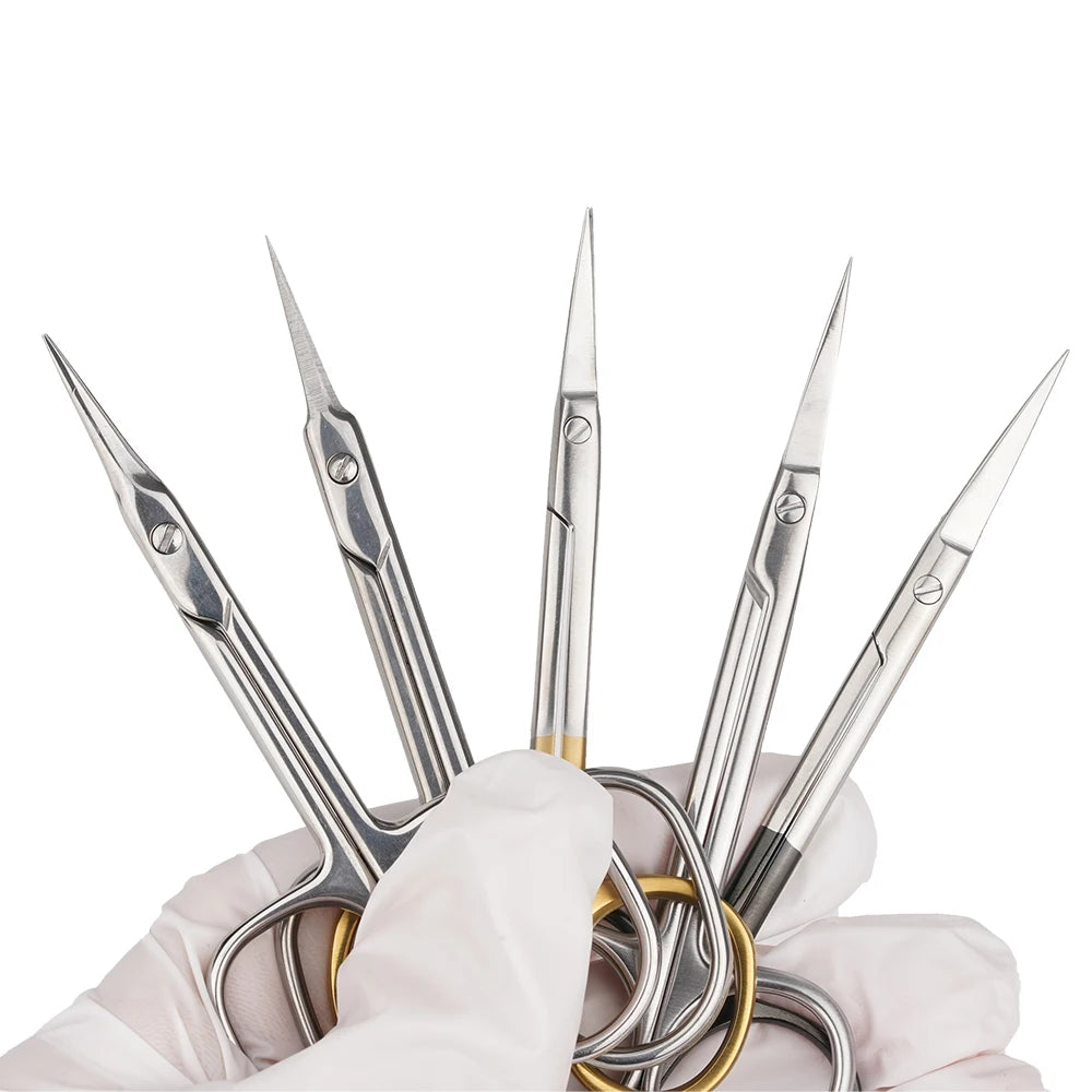 Stainless Steel  Manufacturer Cuticle Scissors Manicure Cuticle Scissors Curved Nail Tools