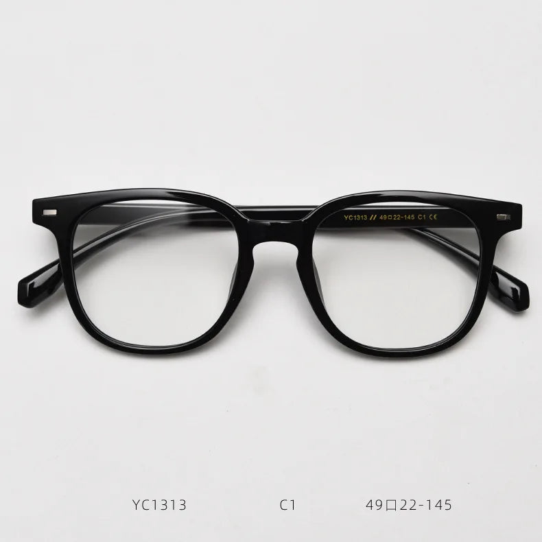 Vintage TR90 Anti Blue Light Glasses Frame Unisex Oval Myopia Optical Frame Prescription Eyeglasses Women Men Retro Eyewear