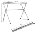 2022 Stainless Steel Stand Clothes Hanger Rack TK Foldable Dryer for Home Use for Bathroom Living Room Easy Standing