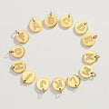 EManco A-z Initials Letter Pendant Women Fashion Accessories 2021 Jewelry Trendy Diamond Gold DIY Custom Chain Alphabet Charms