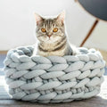 Wholesale Innovative Hand Making Braided Polyester pp Cotton Pet Cat Dog Bed