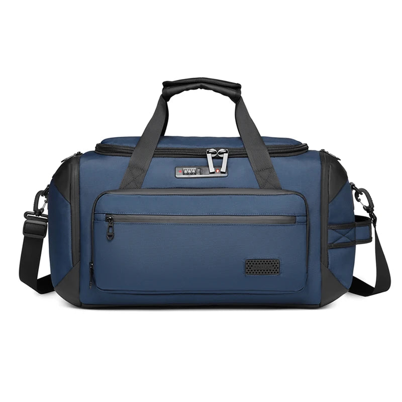 OZUKO 9709 55L Travel Bag Waterproof Portable Weekender Duffel Bag With Shoes Compartment Business Travel Bag Luggage for Men