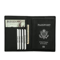 Boarding Card Wallet RFID Cowhide Leather Passport Holder Wallet Passport Holder Protective Case
