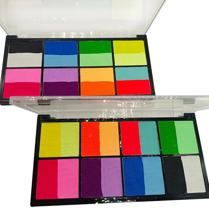 Professional Eight-Color Temporary Tattoo Color Matching Face Body Paint Set for Party