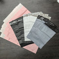 Eco-Friendly Biodegradable Poly Courier Mailing Bags with Large Plastic Handles for Delivery Online Flyer Printing for Socks