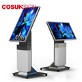 COSUN 43-Inch Touch Screen Kiosk with 3 in 1 Window Software for Hotel Advertising Interactive Display 55 4K Interactive Screen