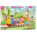 Happy the Train Jigsaw Puzzle 120 Pieces for Kids Dual Layer Paper Puzzle