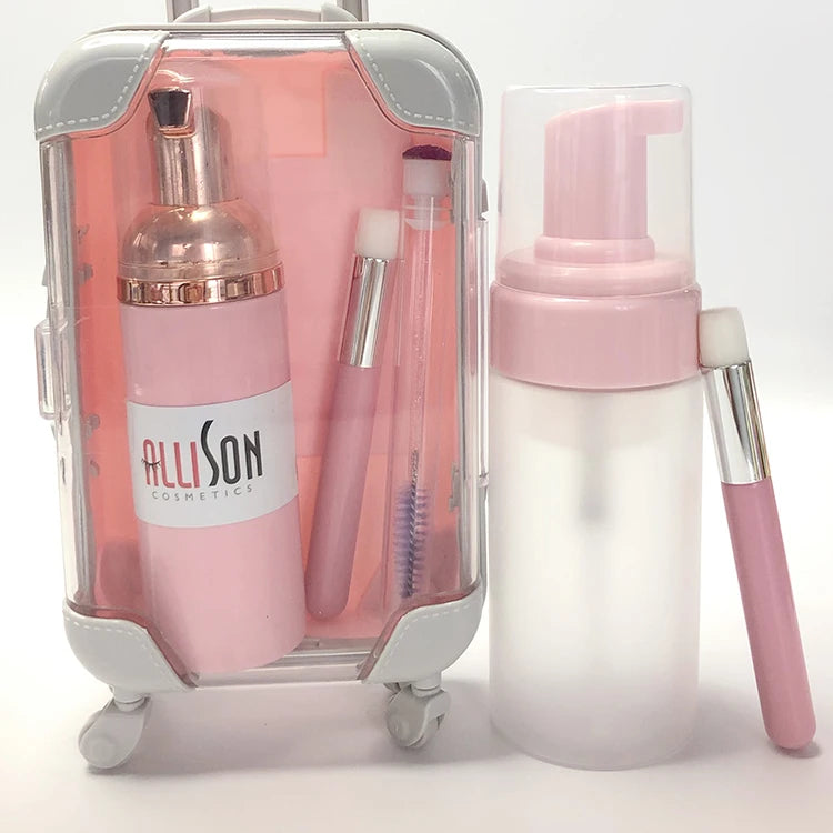 Eyelash Shampoo Cleanser Cleaner Remover Cleanse Brush Castor Oil for Eyelashes Cleaning Makeup Waterproof Makeup