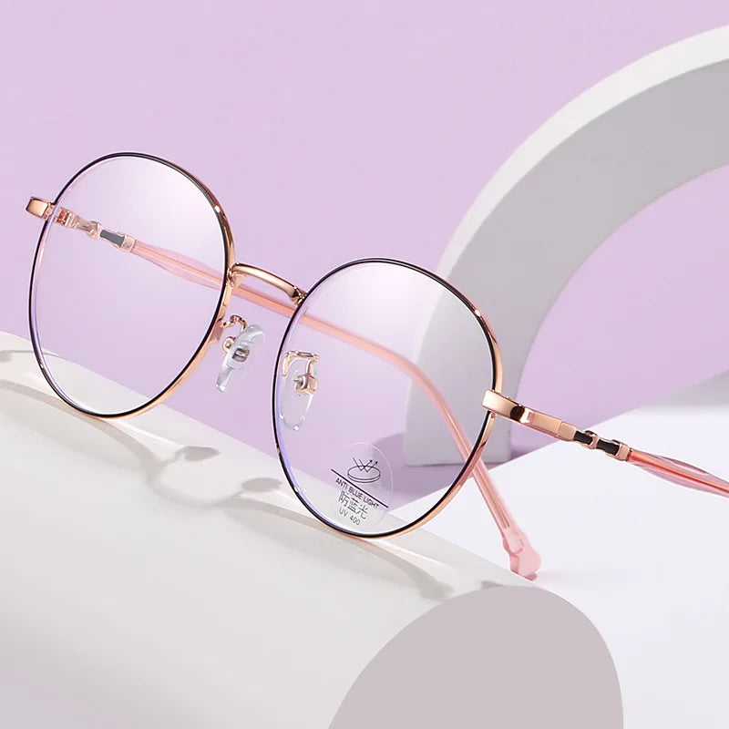 2023 Metal Anti-blue Light Glasses Designer Computer Glasses for Men and Women
